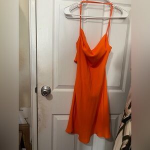 Windsor Orange Mini Dress